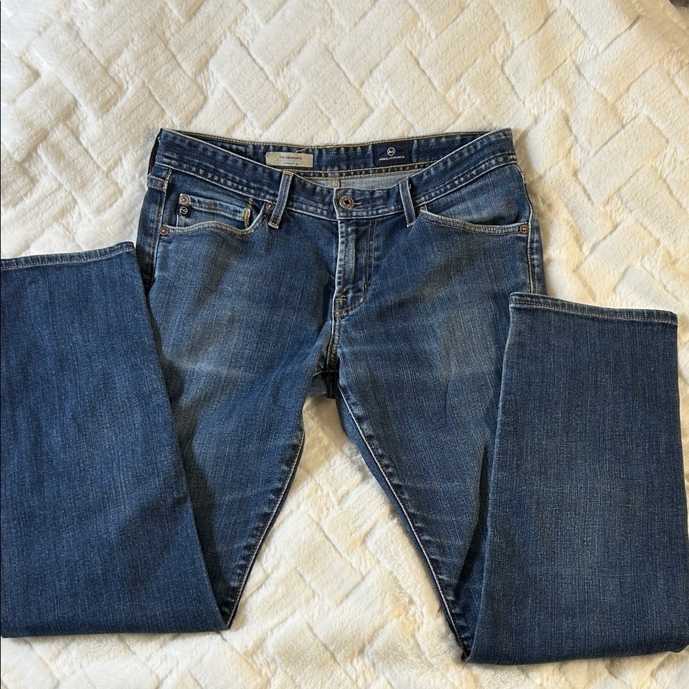 AG Adriano Goldschmied Mens Blue Straight Leg Jeans 
Size 30/32